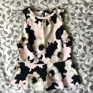 Banana Republic Floral Peplum Top